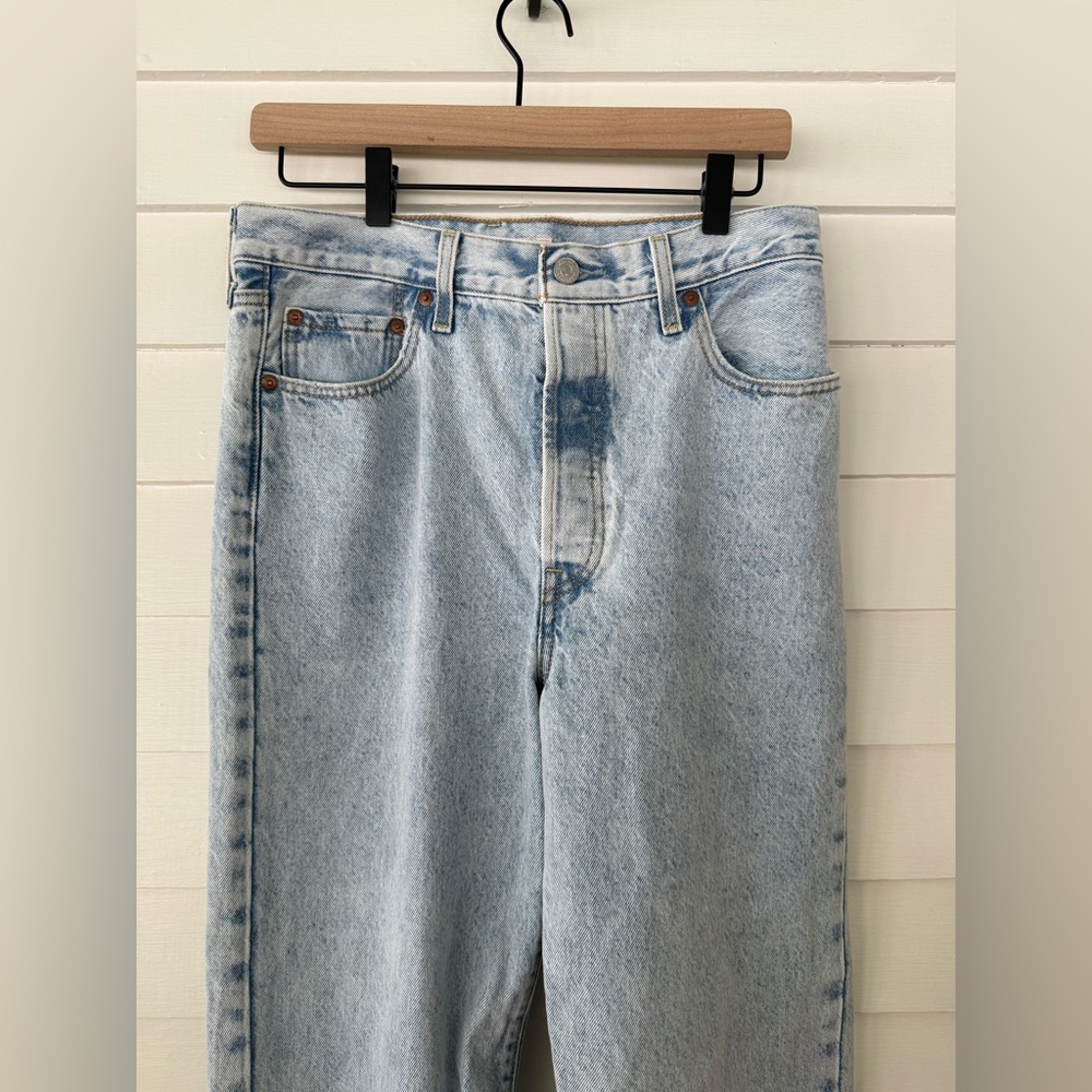 Levi’s | Ribcage Straight Ankle Jeans Light Wash Size 29 High Rise - Picture 3 of 9